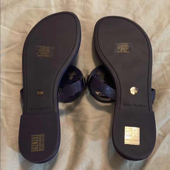 Tory Burch Miller Purple Pave Sandals Size 8.5 - Picture 5 of 6